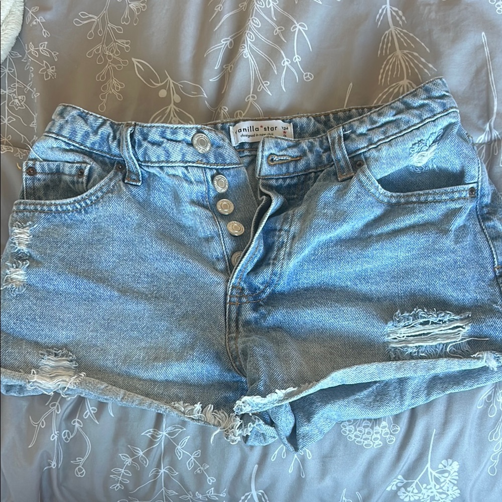 Vanilla Star Blue Distressed Denim Jeans